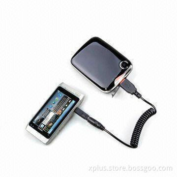5,200mAh Portable Power Bank for Mobile Phone/GPS/MP3/Sony's PSP, with 5V/1A Output